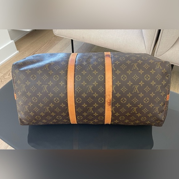 LV Monogram Keepall Bandouliere 55 - Picture 4 of 12